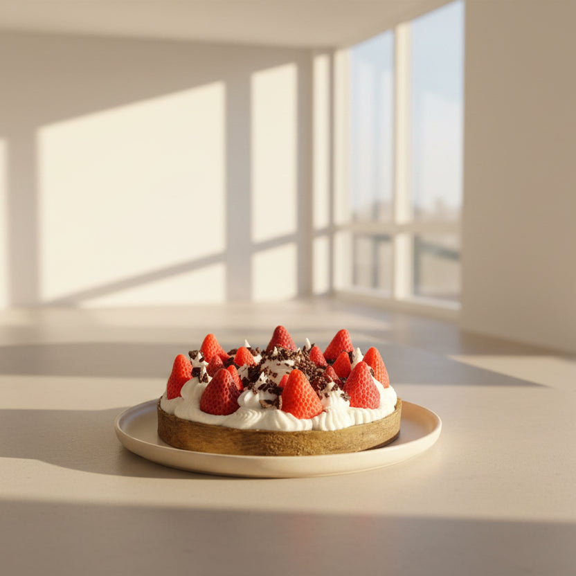 TORTA PANNA E FRAGOLA